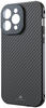 Black Rock Hülle für iPhone 15 Pro Max (Carbon Beschichtung, Kameraschutz,