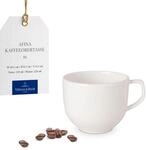 Villeroy & Boch &ndash; Afina Kaffeetasse Wei&szlig;, Sp&uuml;lmaschinenfest, Mikrowellensicher,