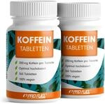Koffeintabletten 730x - 200 mg Koffein pro Tablette - optimal hochdosiert -