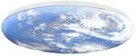 Lindby LED Deckenleuchte Orbi in Blau (1 flammig,) - Lampe Deckenlampe