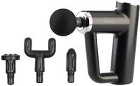 newgen medicals Massage Gun: Akku-Hand-Massageger&auml;t, 4 Aufs&auml;tze, 6 Stufen, 3,5 Std