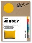 schlafgut Easy Jersey Kissenbezug 40x60 cm 100% Baumwolle, Yellow Deep