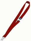 Durable Textilband (mit Sicherheitsverschluss, 44 x 20 mm) Packung &agrave; 10 St&uuml;ck, rot,