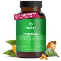 Vitabay Kurkuma Kapseln hochdosiert &ndash; 90 Vegane Tabletten | mit 500 mg...