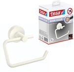 tesa Moon White Toilettenpapierhalter, matt wei&szlig; - Rollenhalter ohne Deckel f&uuml;r
