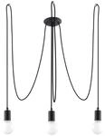 SOLLUX Pendelleuchte EDISON Einzigartiges Design ohne Schirm Minimalistische