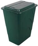 TrendLine Regentonne eckig Deckel Hahn 280L gr&uuml;n Regenwassertonne Wassertank