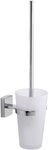 tesa KLAAM WC-Garnitur - 92mm x 416mm x 131mm | Toilettenb&uuml;rsten-Set zur