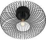 Nordlux Beroni Deckenleuchte &ndash; Moderne schwarze Metalllampe mit E27-Fassung &ndash;