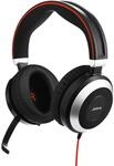 Jabra Evolve 80 UC Stereo Over-Ear Headset &ndash; Unified Communications zertifizierte