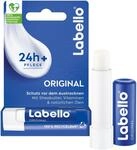 Labello Original Lippenpflegestift, hochwirksame Lippenpflege mit Sheabutter,