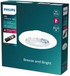 PHILIPS Deckenventilator und LED Deckenleuchte Amigo, 25W+60W, Durchmesser 58cm,