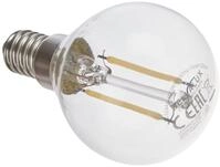 BELLALUX LED-Lampe, Sockel E14, Kaltwei&szlig; (4000K), Klares Filament, Tropfenform,