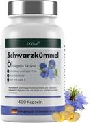 Schwarzk&uuml;mmel&ouml;l Kapseln, 1000 mg, EXVital, kaltgepresst, &auml;gyptisch,...