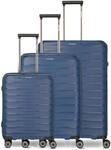 Travelite Koffer Set 3-teilig, MOOBY S/M/L, Kratzfeste Hartschale, mit recyceltem