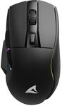 Sharkoon Skiller SGM50W Black, Wireless Optical Gaming Maus, RGB, PBT Button