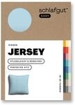 schlafgut Easy Jersey Kissenbezug 80x80 cm 100% Baumwolle, Blue Light