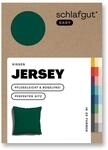 schlafgut Easy Jersey Kissenbezug 80x80 cm 100% Baumwolle, Green Deep