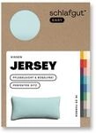 schlafgut Easy Jersey Kissenbezug 40x80 cm 100% Baumwolle, Petrol Light