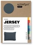 schlafgut Easy Jersey Kissenbezug 40x60 cm 100% Baumwolle, Grey Deep