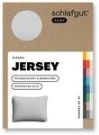 schlafgut Easy Jersey Kissenbezug 40x60 cm 100% Baumwolle, Grey Light