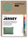 schlafgut Easy Jersey Kissenbezug 40x60 cm 100% Baumwolle, Green Mid
