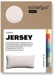 schlafgut Easy Jersey Kissenbezug 40x80 cm 100% Baumwolle, Sand Light