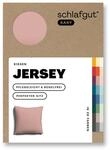 schlafgut Easy Jersey Kissenbezug 40x40 cm 100% Baumwolle, Purple Mid