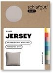 schlafgut Easy Jersey Kissenbezug 80x80 cm 100% Baumwolle, Sand Mid