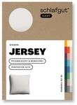 schlafgut Easy Jersey Kissenbezug 40x40 cm 100% Baumwolle, Sand Light