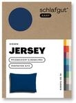 schlafgut Easy Jersey Kissenbezug 40x60 cm 100% Baumwolle, Blue Deep