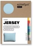 schlafgut Easy Jersey Kissenbezug 60x80 cm 100% Baumwolle, Blue Light