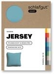schlafgut Easy Jersey Kissenbezug 40x40 cm 100% Baumwolle, Petrol Mid
