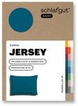 schlafgut Easy Jersey Kissenbezug 40x60 cm 100% Baumwolle, Petrol Deep