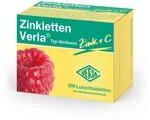 Zinkletten Verla Himbeere &ndash; 5 mg Zink in Form von Zinkcitrat+ 30 mg Vitamin C...