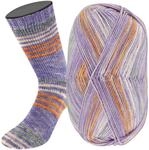 LANA GROSSA Meilenweit 100 Merino extrafine Luna | Hochwertiges Sockengarn,