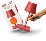 SIGOR Nuindie 2.0 mini LED Akku-Tischlampe, feuerrot