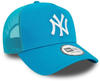 New Era A-Frame Mesh Trucker Cap - New York Yankees Sky Blue