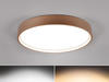 Trio Leuchten LED Deckenleuchte Doha 641310265, Metall Coffee matt, Acryl, inkl. 29