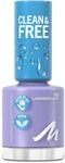 Manhattan Clean und Free Nail Polish, Fb. 153 Lavender Light, atmungsaktiver