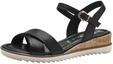Tamaris Damen Heeled Sandals Synthetik, schwarz, 40 EU
