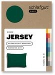 schlafgut Easy Jersey Kissenbezug 40x60 cm 100% Baumwolle, Green Deep