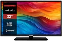 TELEFUNKEN Android TV 32 Zoll Fernseher (HD Smart TV, HDR, Triple-Tuner, Bluetooth)