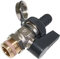 Oventrop 1033354 Kugelhahn Optiflex 1/2 Zoll, vernickelt mit...