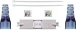 Goobay 79579 Werkzeugloser Kabel, Verbinder "Slim" CAT 6A, STP geschirmt - zum