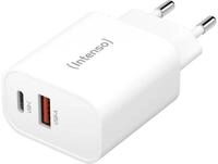Intenso 30W USB-C & USB-A Schnellladeger&auml;t - Power Delivery Adapter, Wei&szlig; | Dual