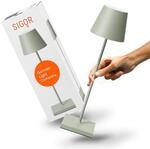 SIGOR Nuindie 2.0 LED Akku-Tischlampe, salbeigr&uuml;n