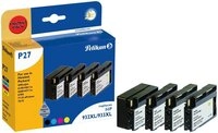 Pelikan Druckpatronen PromoPack P27 ersetzt HP CN053AE/CN054AE/CN055AE/CN056AE,