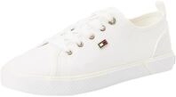 Tommy Hilfiger Damen Canvas Sneaker Schuhe, Wei&szlig; (White), 40