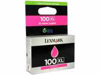 Lexmark 14N1070E 100XL Tintenpatronen Hohekapazität 600 Seiten Rückgabe,...